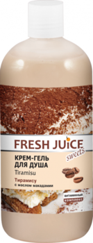 Крем-гель для душа Fresh Juice Тирамису, 500 мл - Pampik