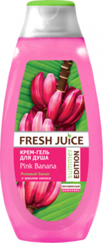 Гель для душа Fresh Juice Розовый банан, 400 мл - Pampik