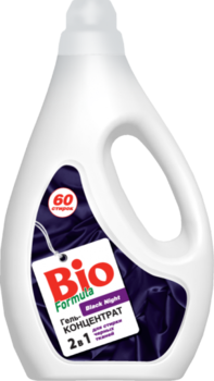 Гель-концентрат Bio Formula Black Night для прання чорних тканин, 2 л - Pampik