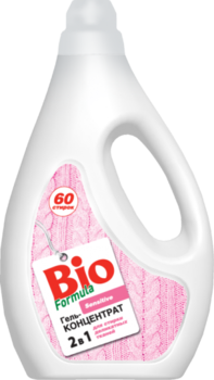 Гель-концентрат Bio Formula Sensitive для прання делікатних тканин, 2 л - Pampik
