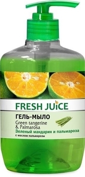 Гель-мило Fresh Juice Зелений мандарин і пальмароза, 460 мл - Pampik