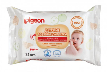 Вологі серветки Pigeon, 25 шт. (26231) - Pampik