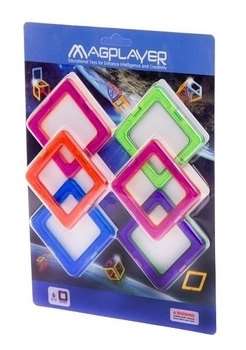 Магнітний конструктор Magplayer, додатковий набір, 6 елементів (MPC-6) - Pampik - 2