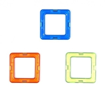 Магнітний конструктор Magplayer, додатковий набір, 6 елементів (MPC-6) - Pampik - 4