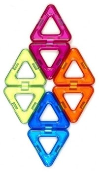 Магнітний конструктор Magplayer, додатковий набір, 8 елементів (MPC-8) - Pampik - 3