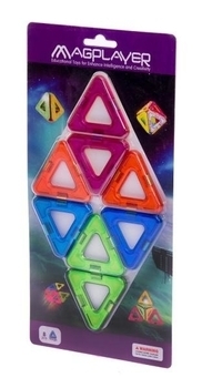 Магнітний конструктор Magplayer, додатковий набір, 8 елементів (MPC-8) - Pampik - 2