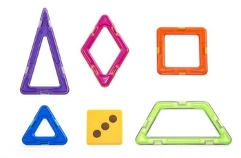 Магнитный конструктор Magplayer, 83 элемента (MPA-83) - Pampik - 2