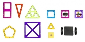 Магнитный конструктор Magplayer, 218 элементов (MPA-218) - Pampik - 2