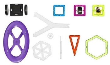 Магнитный конструктор Magplayer, 72 элемента (MPB-72) - Pampik - 2