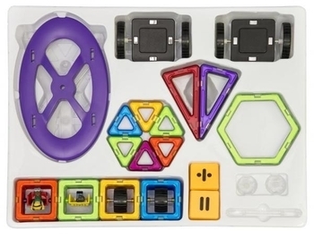 Магнитный конструктор Magplayer, 72 элемента (MPB-72) - Pampik - 3