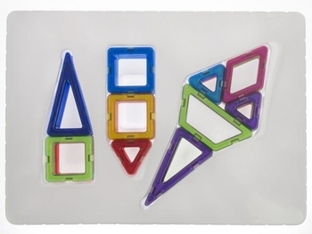 Магнитный конструктор Magplayer, 62 элемента (MPB-62) - Pampik - 3