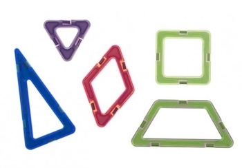 Магнитный конструктор Magplayer, 62 элемента (MPB-62) - Pampik - 2