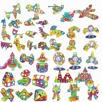 Магнітний конструктор Magplayer, 40 елементів (MPB-40) - Pampik - 7