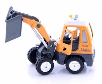 Машинка металева Goki Снегоочиститель, 16 см (12107G-6) - Pampik - 2