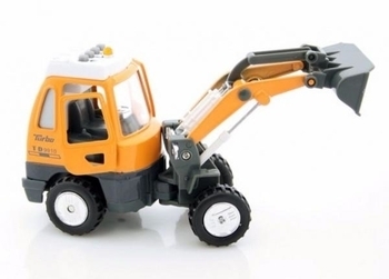 Машинка металлическая Goki Экскаватор, 16 см (12107G-5) - Pampik - 2