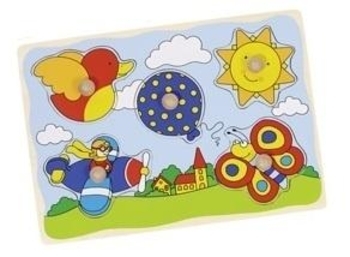 Пазл-вкладиш Goki Подорож (57515G-5) - Pampik