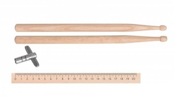 Музичний інструмент Goki Барабан, червоний (14013G) - Pampik - 6