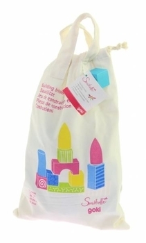 Конструктор дерев'яний Goki Susibelle маленький, 50 елементів (58499) - Pampik - 3