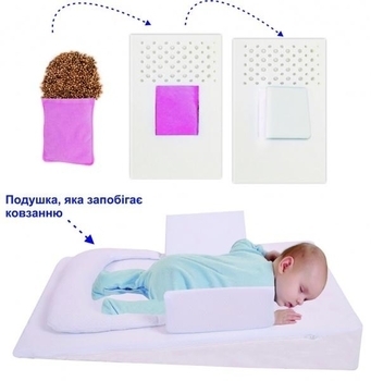 Багатофункціональний матрацик для новонароджених Sevi bebe з грілкою, білий (9021) - Pampik