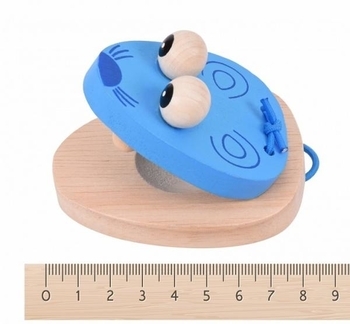 Музичний інструмент Goki кастаньєти Мишка (61906G-1) - Pampik - 4