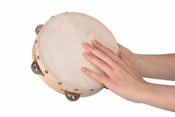 Музичний інструмент Goki Бубен, 5 дзвіночків (UC085G) - Pampik - 2