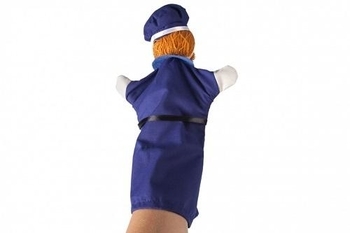 Кукла-перчатка Goki Полицейский (51646G) - Pampik - 4