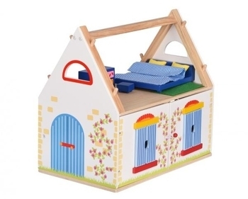 Ляльковий будиночок Goki з меблями (51742G) - Pampik - 6