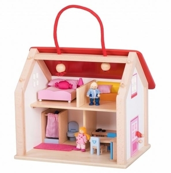 Ляльковий будиночок Goki Дорожній з ручкою (51780G) - Pampik - 7