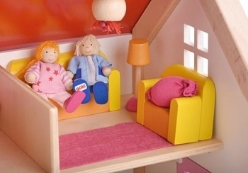 Ляльковий будиночок Goki Дорожній з ручкою (51780G) - Pampik - 5