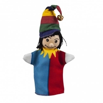 Лялька Goki для пальчикового театру Клоун (SO401G-8) - Pampik