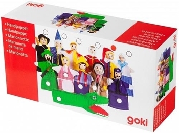 Кукла-перчатка Goki Клоун Каспер (51999G) - Pampik - 4