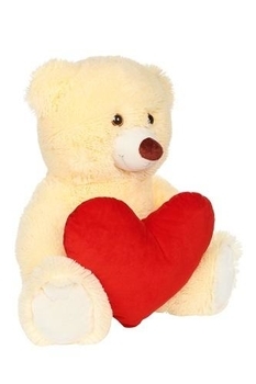 М'яка іграшка Pink Elephant Ведмідь Валентин, 45 см - Pampik - 2