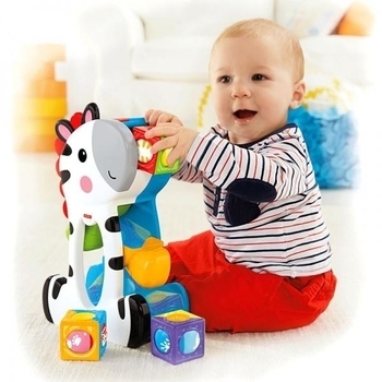 Ігровий набір Fisher-Price Чудо-кубики Зебра (CGN63) - Pampik - 4