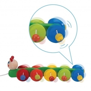 Каталка Wonderworld Весела гусінь (WW-4000) - Pampik - 2