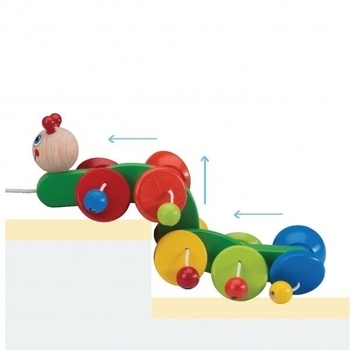 Каталка Wonderworld Весела гусінь (WW-4000) - Pampik - 3