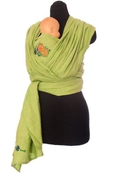 Слінг-шарф Василинка Весняна листя, салатовий (15420) - Pampik - 2