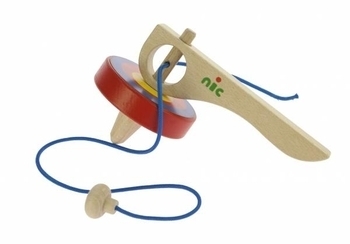 Развивающая игрушка NIC Юла, красный (NIC1582) - Pampik - 3