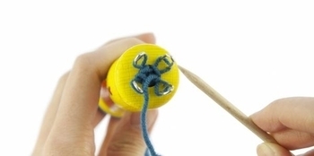 Набір NIC В'язальна машинка, жовтий (NIC540002) - Pampik - 2