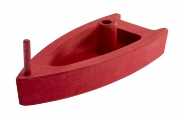 Парусник деревянный NIC, красный (NIC526460) - Pampik - 2