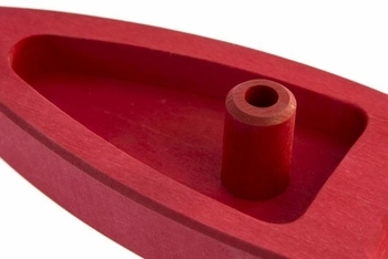 Парусник деревянный NIC, красный (NIC526460) - Pampik - 3