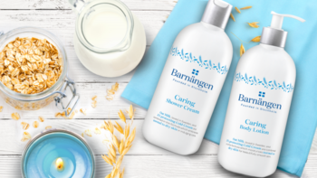 Крем-гель для душу Barnangen Сaring з вівсяним молочком, 400 мл - Pampik - 2