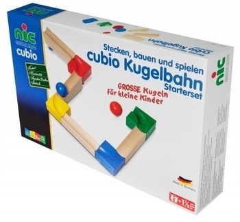 Конструктор дерев'яний NIC Кулькова дорога Початковий набір (NIC2180) - Pampik - 4