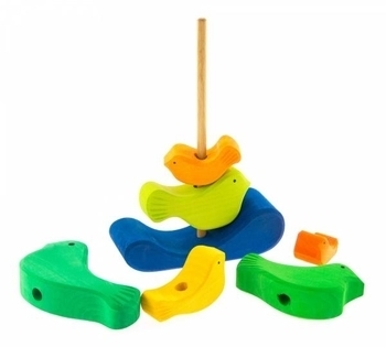 Конструктор дерев'яний NIC Пташки (NIC523205) - Pampik - 3