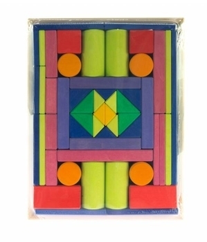 Великий дерев'яний конструктор NIC Прованс, 53 деталі (NIC523305) - Pampik - 6