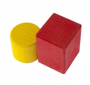 Конструктор дерев'яний NIC Кольоровий замок, 27 деталей (NIC523292) - Pampik - 4