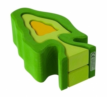 Конструктор дерев'яний NIC Зелене дерево (NIC523080) - Pampik - 3