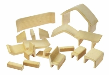 Конструктор деревянный NIC Все в доме (NIC523264) - Pampik - 3