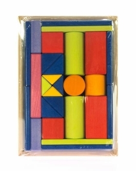 Маленький дерев'яний конструктор NIC Прованс, 27 деталей (NIC523306) - Pampik - 7