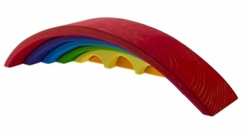 Конструктор дерев'яний NIC Міст, різнокольоровий (NIC523332) - Pampik - 3