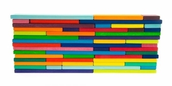 Конструктор дерев'яний NIC Будівельні пластини, 64 деталі (NIC523302) - Pampik - 2